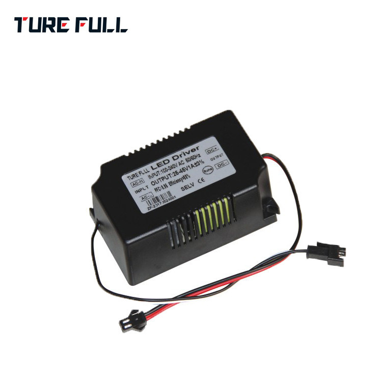 High Efficiency 60w Led Driver , Led Lamp Driver Full Aluminum Housing