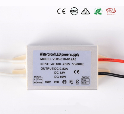 OEM Ultralight Small 12V LED Driver , Multifunctional LED Power Supply IP67