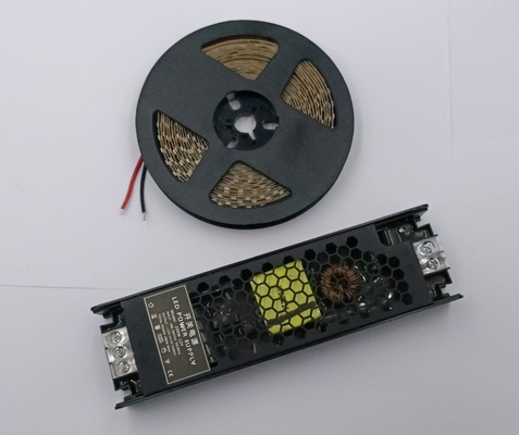 DC 24V Light Box Power Supply 200 Watt Black Housing Slim LED Lighting Driver