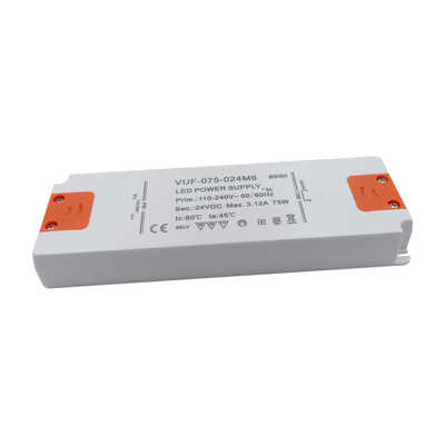Flexible Wiring 24v LED Driver 75w LED Strip Driver CE CB SAA Certification