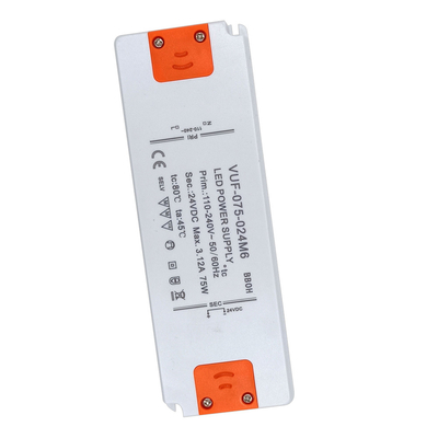 Flexible Wiring 24v LED Driver 75w LED Strip Driver CE CB SAA Certification
