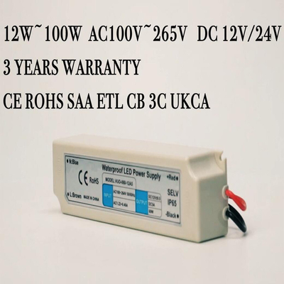 Overtemp Protection 12v LED Strip Driver 60w Waterproof IP67 LED Power Supply