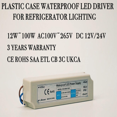 Constant Voltage Output 24V LED Strip Power Supply 60w For Refrigerator Cooler