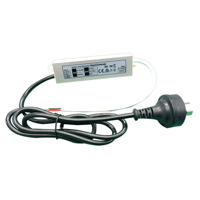 IP67 Rating Slim LED Power Supply 20W 24V SAA LED Driver With AU Plug
