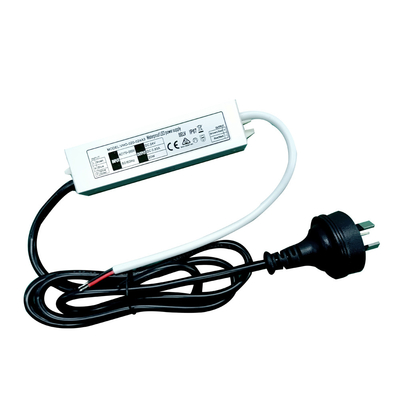 IP67 Rating Slim LED Power Supply 20W 24V SAA LED Driver With AU Plug