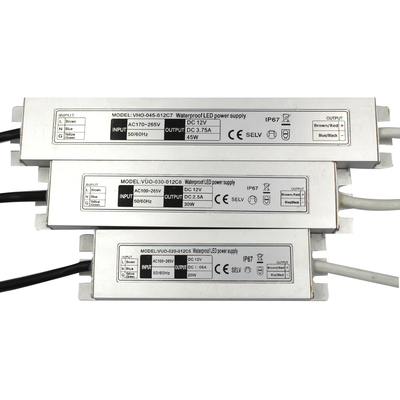 IP67 Rating Slim LED Power Supply 20W 24V SAA LED Driver With AU Plug