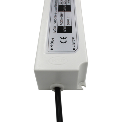 100W 12V Cooler Strip Light LED Driver Waterproof IP67 Plastic Power Supply