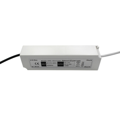 100W 12 Volt LED Strip Driver Refrigerator Cooler Waterproof Plastic Power Supply