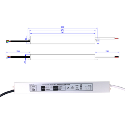 IP67 LED Waterproof Power Supply Slimline LED Driver For Strip Neon Light