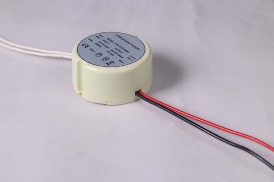 Round Case Plastic LED Driver Indoor Constant Voltage IP20 For Cabinet Strip Light