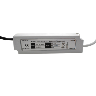 Refrigerator LED Power Supply 12V 45W Waterproof IP67 For Cooler Strip