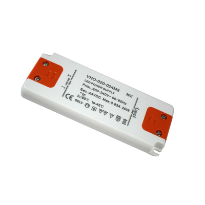 Ultra Slim LED Power Supply Driver 20W 24V Constant Voltage For Strip Light