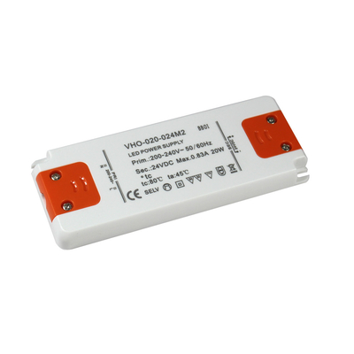 Ultra Slim LED Power Supply Driver 20W 24V Constant Voltage For Strip Light