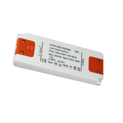 Ultra Slim LED Power Supply Driver 20W 24V Constant Voltage For Strip Light