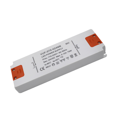 AC To DC Ultra Thin LED Power Supply Plastic Case For Bath Room OEM ODM