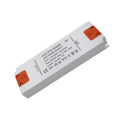 AC To DC Ultra Thin LED Power Supply Plastic Case For Bath Room OEM ODM
