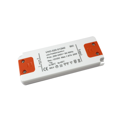 Super Thin LED Driver Power Supply 12V 20W Constant Voltage For Mirror Light