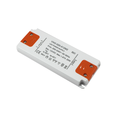 Super Thin LED Driver Power Supply 12V 20W Constant Voltage For Mirror Light