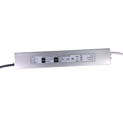 80W Ultra Slim LED Driver Power Supply 12V Constant Voltage For Outdoor Lighting