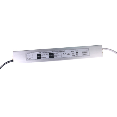 Waterproof IP67 24V 100W LED Power Supply Outdoor Application For Strip Light