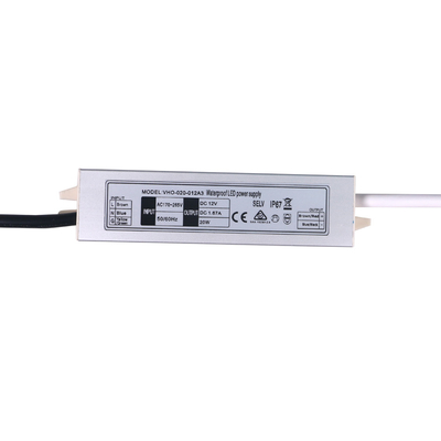 Waterproof Super Slim LED Power Supply 20w 12V Constant Voltage For Strip Light CE SAA