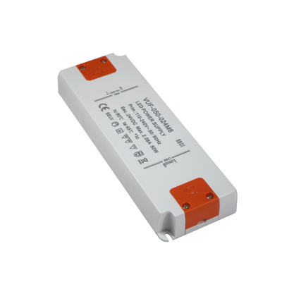 Indoor Lightweight Constant Voltage LED Driver 24V 50W Plastic Case IP20