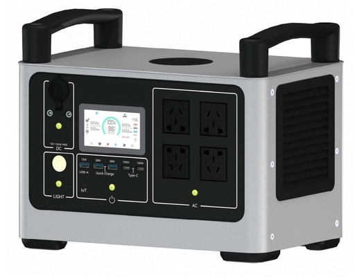 2000W 110V/220V Pure Sine Wave Outdoor Power Bank Portable Solar Power Station LiFePO4