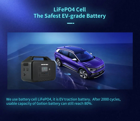 Outdoor 220v 1008wh LiFePO4 Battery Power Bank 1000W Portable Power Station