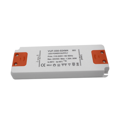 24V 30w Ultra Slim LED Power Supply Constant Voltage For Indoor Lights