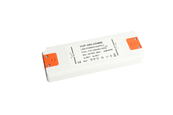 RoHs Flameproof 60W 24V AC LED Driver Ballast Anti Insulation