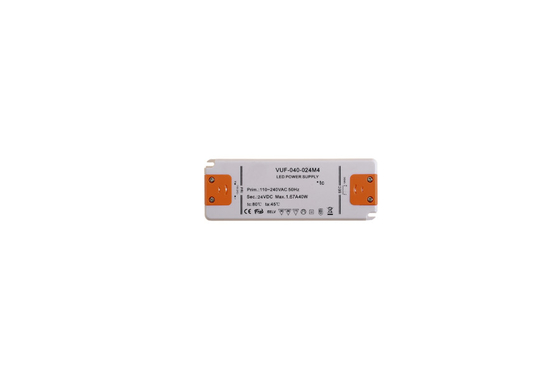 Indoor Lighting Ultra Thin LED Driver 40W 24V Anticorrosive Plastic