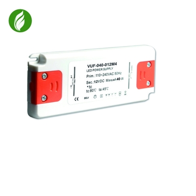 ETL Mirror Lights Ultra Slim LED Driver , Lightweight Ultra Thin Power Supply