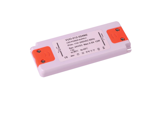 Mirror Lights 12W Flicker Free LED Driver , Ultralight Plastic Power Supply