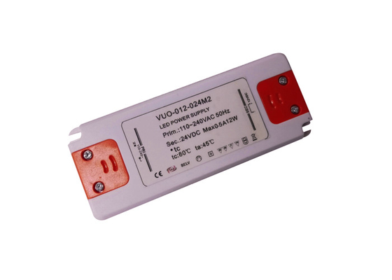 Mirror Lights 12W Flicker Free LED Driver , Ultralight Plastic Power Supply