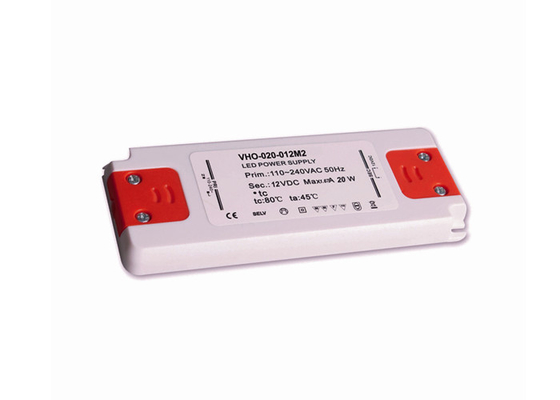 Rainproof 12V 1.7A Ultra Thin LED Driver Power Supply For Furniture Light