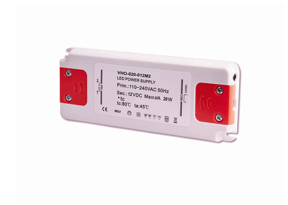 Rainproof 12V 1.7A Ultra Thin LED Driver Power Supply For Furniture Light