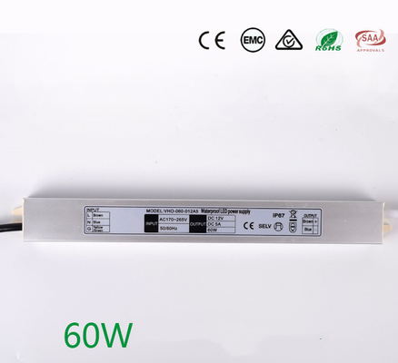 Outdoor Waterproof Electronic LED Driver 12V 60W For Neon Light