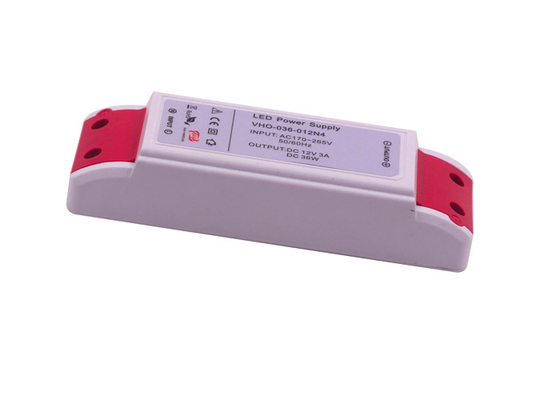 1500mA Multipurpose Plastic Power Supply , Anti Erosion LED Strip Light Driver