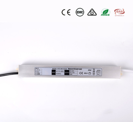 OEM Outdoor Waterproof LED Driver IP67 , 24V 60W Neon Light Driver