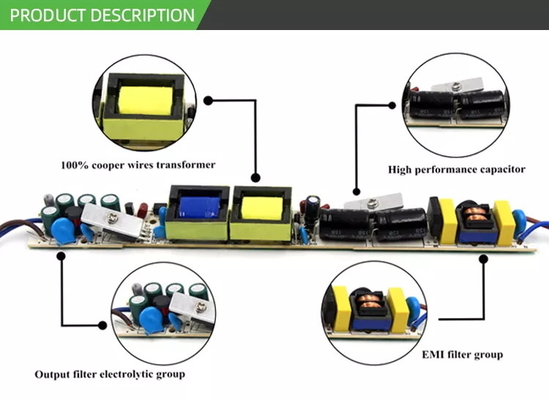 OEM Outdoor Waterproof LED Driver IP67 , 24V 60W Neon Light Driver