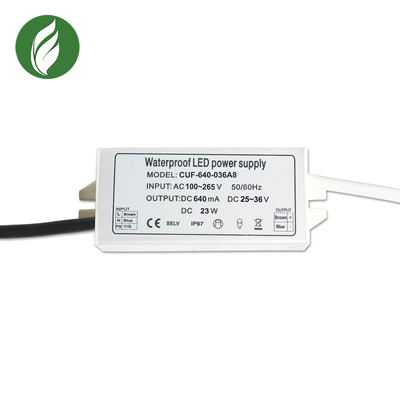 RoHS 640mA LED Constant Current Power , Lightweight Flood Light Driver