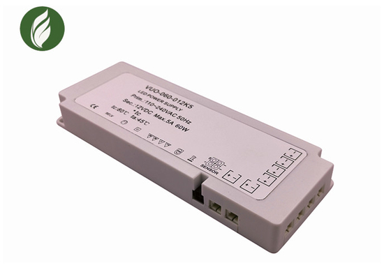 60W 5A Ultra Thin Under Cabinet LED Driver Durable Anti Erosion