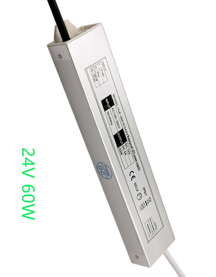 SAA DC 24V 60W Slim Constant Voltage LED Driver For Advertising Lighting