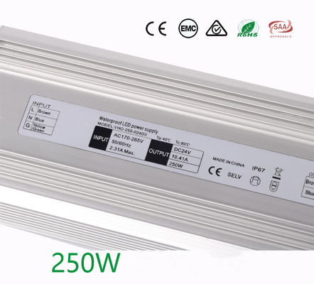 Anti Moisture 250W Waterproof Electronic LED Driver For Lighting Rainproof