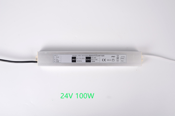 Outdoor 50/60Hz Waterproof Electronic LED Driver 24V 100W Switching Mode