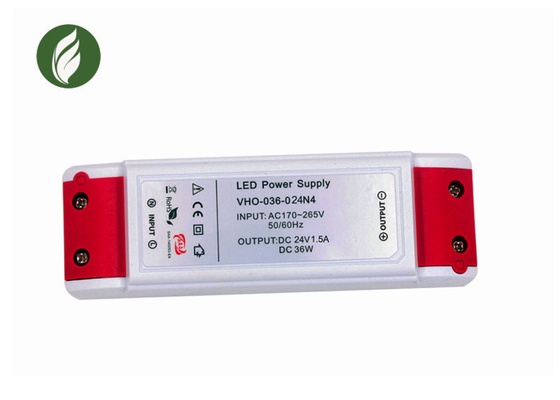 1500mA Multipurpose Plastic Power Supply , Anti Erosion LED Strip Light Driver