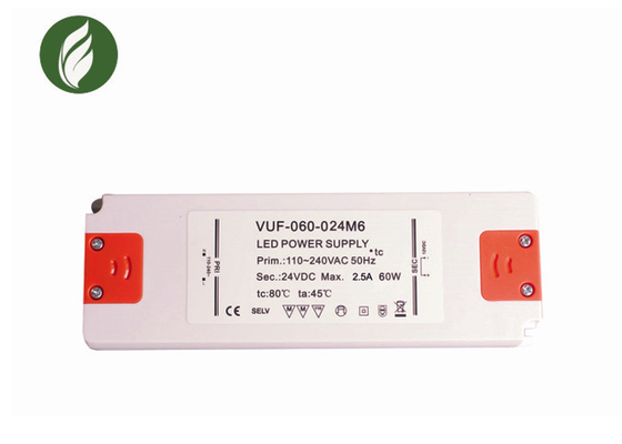 RoHs Flameproof 60W 24V AC LED Driver Ballast Anti Insulation