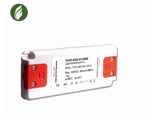 Rainproof 12V 1.7A Ultra Thin LED Driver Power Supply For Furniture Light