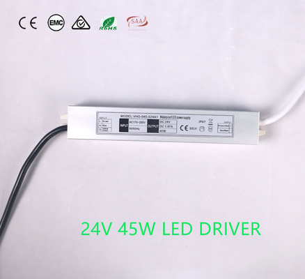 1.88A 24V Outdoor LED Strip Power Supply Ultra Slim Lightweight