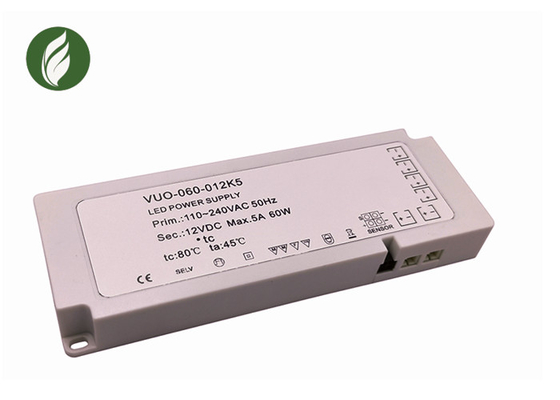 Ultra Slim 2500mA Under Cabinet LED Driver Flicker Free Anti Insulation